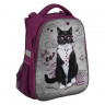Ранец для девочек школьный (KITE) Black cat 38x29x16 см арт.531
