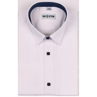 Сорочка детская короткий рукав размерный ряд 29/116-36/158-164  цвет белый Brostem арт.1SD212+1ds на кнопках