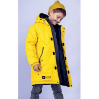 Парка зимняя для мальчика (OVAS) арт.Нордвик цвет желтый