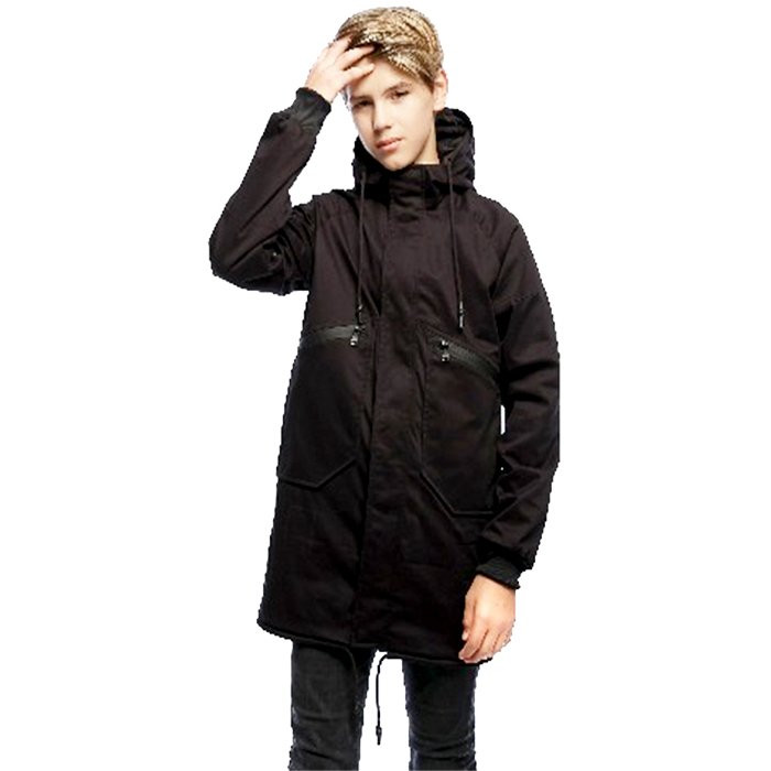 Куртка осенняя для мальчика (OVAS) арт.Дельта размерный ряд 38/146-44/170 цвет черный