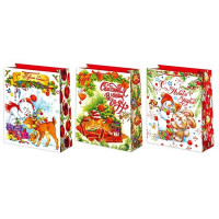 Пакет подароч. 26*32см бумаж. "С Новым годом" в асс. арт.1509-0443