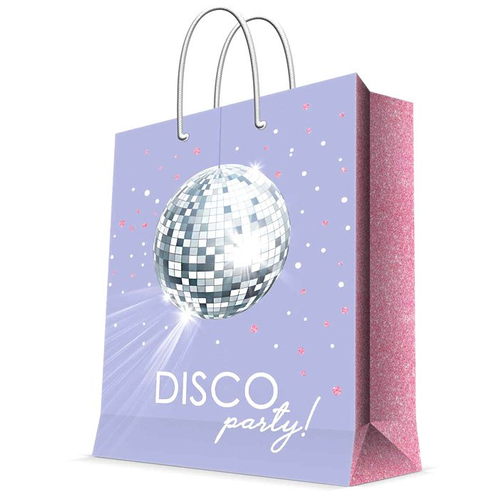 Пакет подароч. бумаж. 18*23см "Disco party" арт.83577