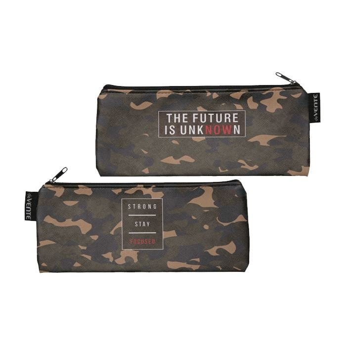 Пенал-косметичка 1 отделение кожзам (deVente) Never Give Up арт 7024028