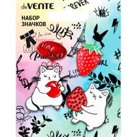 ЛИКВИДАЦИЯНабор значков (deVENTE) CAT me! арт.8092117