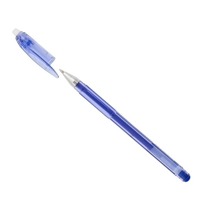Ручка гелевая пиши-стирай, синяя, Erasable Jell 0,5мм (Crown) арт.EG028 (Ст.12)