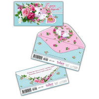 Открытка-конверт "С Днем Свадьбы!" арт.ДНС-1001