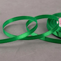 Лента подароч. атласная 0,6см*23м цв.зеленый арт.1218088