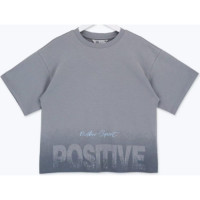 Футболка для мальчика арт.DELORAS 55478 размер 34/134-42/158 цвет серый