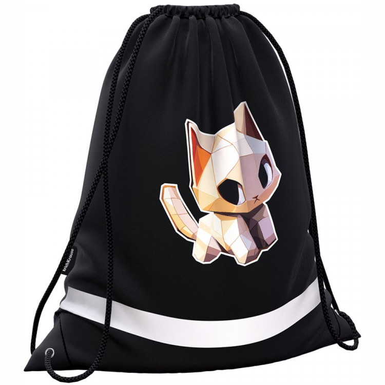 Сумка для сменной обуви 1 отделение ErichKrause Котопиксель 36,5х44 см арт.64944