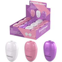 Точилка пластиковая (ErichKrause) контейнер 1 отверстие,  "Eva Candy" арт.60035 (Ст.24)