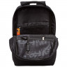 Рюкзак для мальчиков (Grizzly) арт RU-337-3/2 черный-черный 29х43х15 см