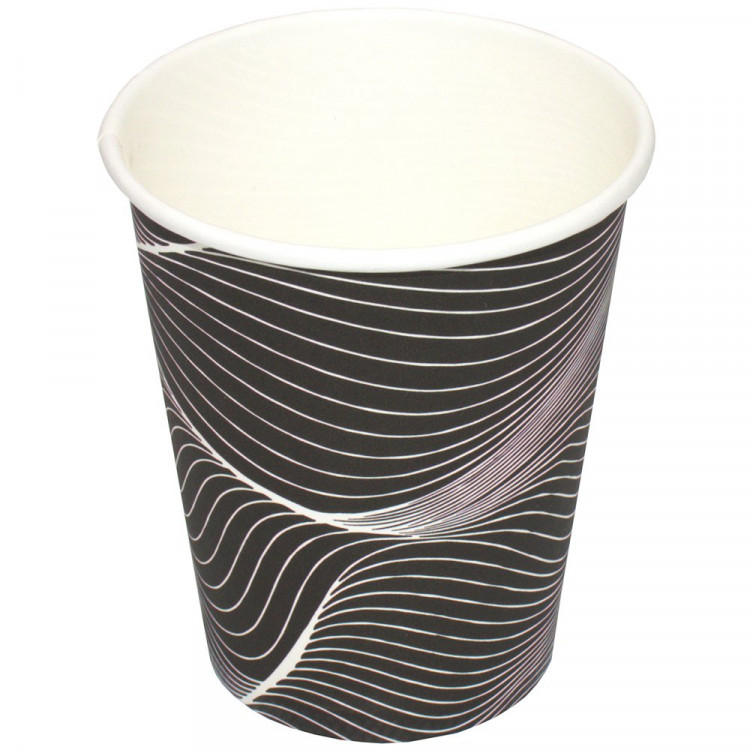 Стакан бумажный 200/260мл Мираж 10 шт/уп (Ст.20) крышка 446984,446985 ДЛЯ РК