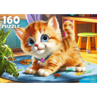 Пазл 160 элементов Милый рыжий котенок (РК) арт. Ф160-4542