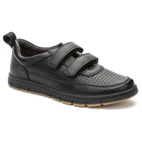 Полуботинки для мальчика (TESORO) черные верх-искусственная кожа подкладка-натуральная кожа  артикул  148670/03-01