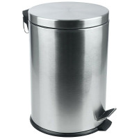 Ведро для мусора 20 литров с педалью из нержавеющей стали