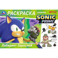 Раскраска А5 Лабиринт Зарослей (Умка) арт.978-5-506-09689-4