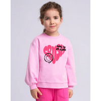 Свитшот для девочки (CLE) артикул 836075/50у_п размерный ряд 28/110-32/128 цвет розовый