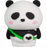 Точилка пластиковая (deVENTE) Panda 1 отверстие покрытие Soft Touch арт.8031313