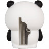 Точилка пластиковая (deVENTE) Panda 1 отверстие покрытие Soft Touch арт.8031313