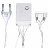 Гирлянда эл.д/дома подвесная Бахрома 3*0,3/0,5м 120LED (св.провод) цв.мульти 8реж. арт.183-252