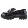 Туфли для девочки (BADEN KIDS) черный верх-натуральная кожа лак подкладка-текстиль артикул KPA004-070