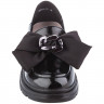 Туфли для девочки (BADEN KIDS) черный верх-натуральная кожа лак подкладка-текстиль артикул KPA004-070