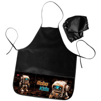 Фартук для детского творчества (Hatber) с 2 карманами Робо 535х445мм арт.NFn_34111