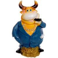 Копилка СГ "Бык Леонард" 13,5см арт.541-325