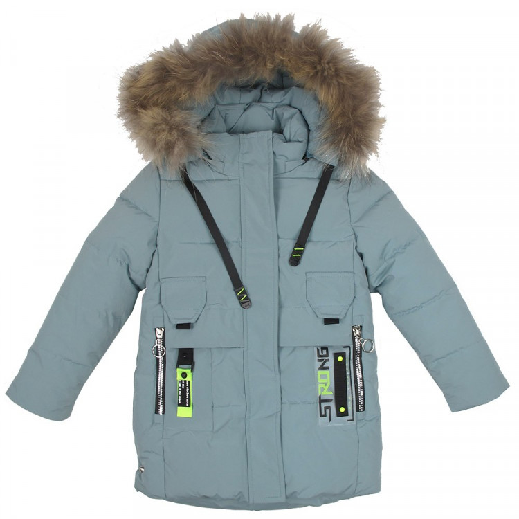 Куртка зимняя для девочки (MULTIBREND) арт.lfy-YC22-6-1 цвет мятный