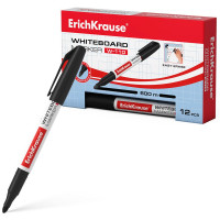 Маркер для доски ErichKrause W-110 круглый 2мм черный арт.56915 (Ст.12)