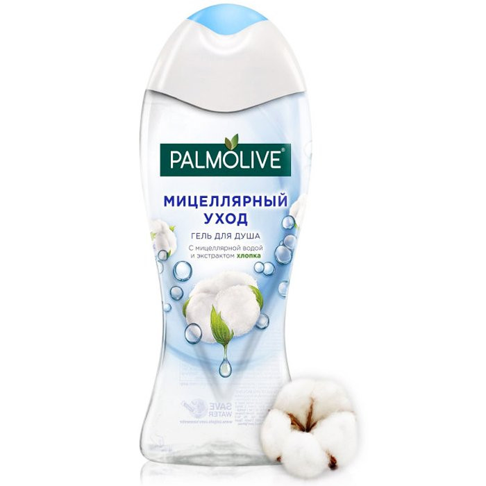 Гель для душа Palmolive 250мл Мицелярный уход с экст. хлопка (Ст.12)