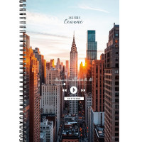 Тетрадь А4 клетка 60 листов на гребне (Profit) Живи сейчас цветная мелованная обложка  арт.60-9017