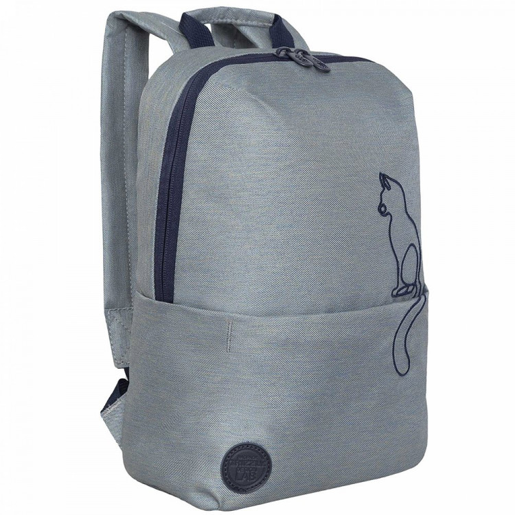 Рюкзак для девочек (Grizzly) арт.RXL-320-1/1 мятный 24х34х12 см