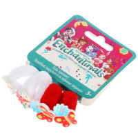 Резинка для волос 04шт Милая Леди ЭНЧАНТИМАЛС бабочки арт.HAIRELASTIC-D4-EN3