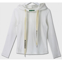 Джемпер для девочки (Deloras) артикул 21967 р.34/134-44/164 цвет молочный