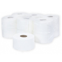 Бумага туалетная 2-слойная втулка 180м рулон светло-серая Терес Комфорт