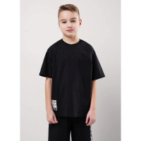 Футболка для мальчика арт.CLE 856987/14кд размер 34/134-42/158 цвет черный
