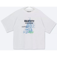 Футболка для мальчика арт.DELORAS 55482 размер 34/134-42/158 цвет молочный