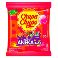 Леденец Chupa Chups 12гр, ассорти, пакет (Ст.50)