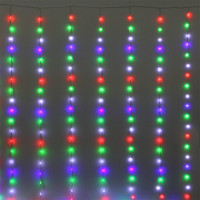 Гирлянда эл.д/дома занавес Bright light 3*3м 240LED (св.провод) цв.мульти 8реж. арт.725-925