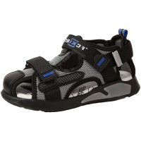 Сандалии для мальчика (TOM.MIKI) цвет черный верх-искусственная кожа подкладка-натуральная кожа размерный ряд 27-32 арт.RR1604_T-10573-B