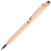 Ручка шариковая подарочная (LUXOR) Anvi корпус розовое золото, поворотный механизм, футляр арт.21006