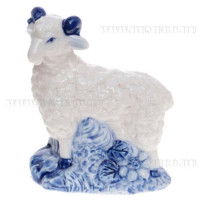 яяяСтатуэтка СИМВОЛ ГОДА "Барашек" 9см арт.589430