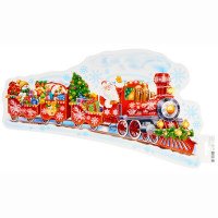 Плакат "Паровоз" 35*41см арт.10797327