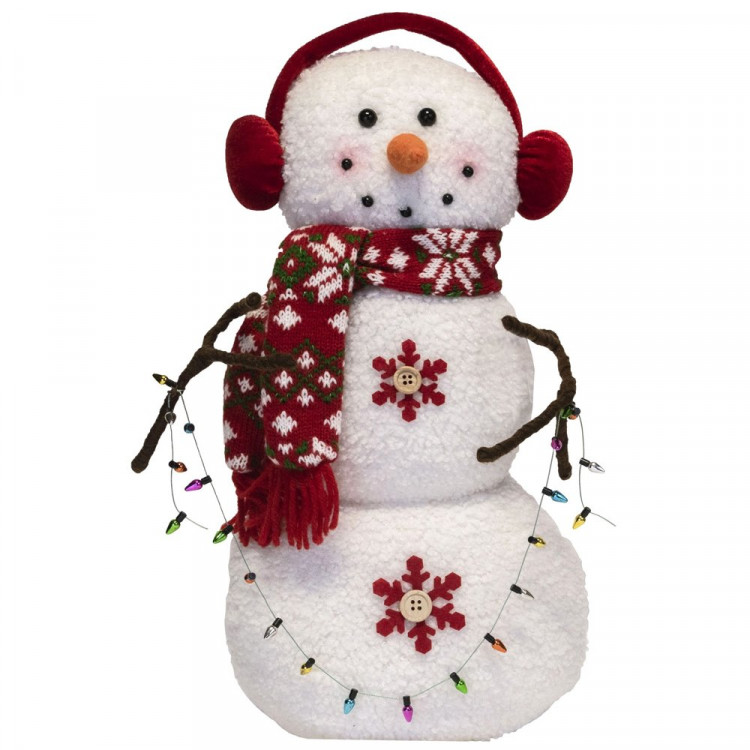 Игрушка декор. "Снеговик" 41см арт.92330