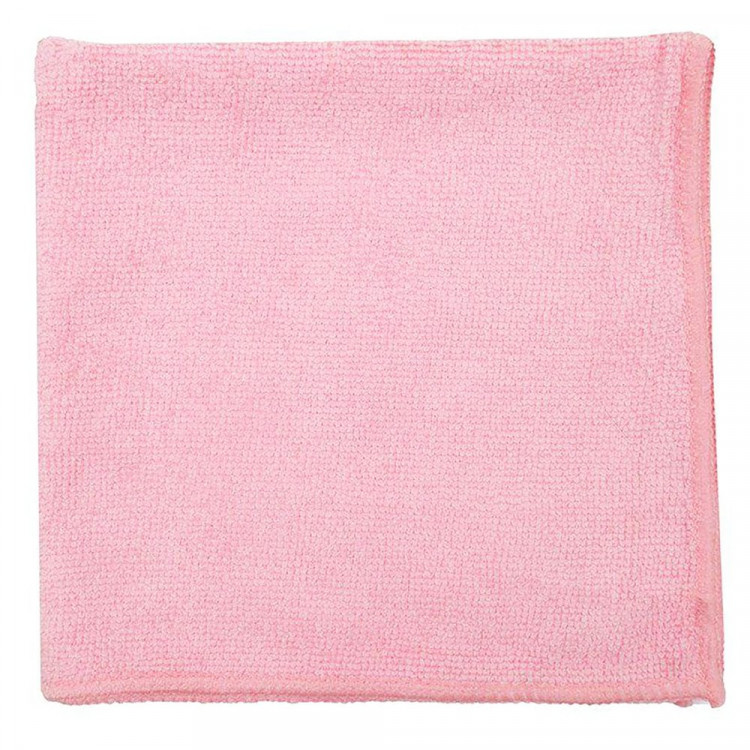 Салфетка универсальная микрофибра 40*40 220г/м2 б/уп розовая арт.31-3980