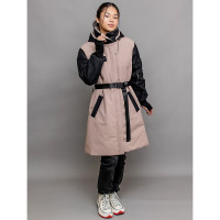 Парка демисезонная для девочки (БАТИК) арт.Дейзи цвет капучино