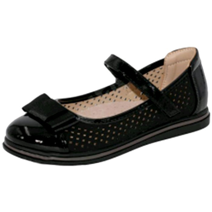 Туфли для девочки (Капитошка) черные верх-искусственная кожа подкладка-искусственная кожа  артикул   RR272_C12523