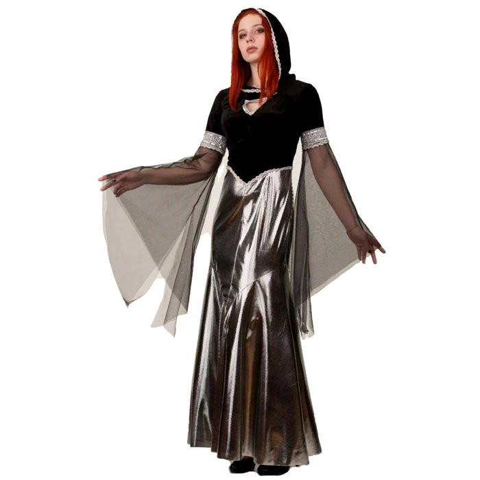 Костюм Вампирша (платье с капюшоном) арт.6065