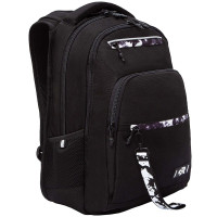 Рюкзак для мальчиков (Grizzly) арт.RU-531-4/3  черный - белый 31х43х20 см